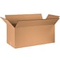 Partners Brand 40" x 20" x 20" Heavy-Duty Double Wall Boxes, 48 ECT, Kraft, 5/Bundle (HD402020DW)