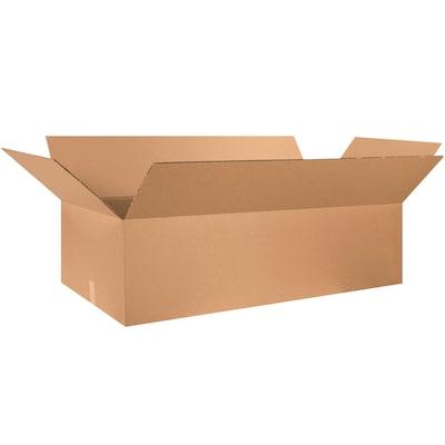 Partners Brand 48 x 24 x 12 Heavy-Duty Double Wall Boxes, 48 ECT, Kraft, 5/Bundle (HD482412DW)