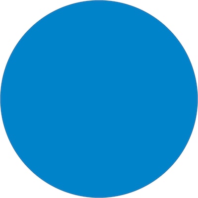 Tape Logic Inventory Circle Labels, 3/4, Light Blue, 500/Roll (DL610C)