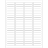 Tape Logic® Laser Labels, Rectangle, 1 3/4 x 1/2, White, 8000/Case (LL109)