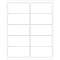 Tape Logic® Laser Labels, Rectangle, Master Case, 4 x 2, White, 10,000/Case (LL124MC)