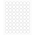 Tape Logic® Laser Labels, 1 Circle, White, 6300/Case (LL142)