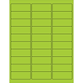 Tape Logic® Rectangle Laser Labels, 2 5/8 x 1, Fluorescent Green, 3000/Case (LL173GN)