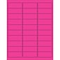 Tape Logic® Rectangle Laser Labels, 2 5/8" x 1", Fluorescent Pink, 3000/Case (LL173PK)