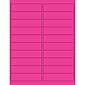Tape Logic® Rectangle Laser Labels, 4" x 1", Fluorescent Pink, 2000/Case (LL177PK)