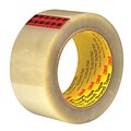 3M 351 Carton Sealing Tape, 3.4 Mil, 2 x 55 yds., Clear, 36/Case (T901351)