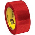 3M 3199 Security Tape, 2.0 Mil, 2 x 110 yds., Clear/Red, 6/Pack (T90231996PK)