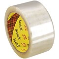 3M™ Scotch  372 Carton Sealing Tape, 2 x 450 yds., Clear, 12/Case (72349-0)