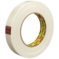 3M 8981 Strapping Tape, 6.6 Mil, 3/4 x 60 yds., Clear, 48/Case (T9148981)