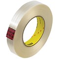 3M 890MSR Strapping Tape, 8.0 Mil, 1 x 60 yds., Clear, 12/Case (T915890M12PK)
