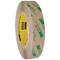 3M 468MP Adhesive Transfer Tape, Hand Rolls, 5.0 Mil, 1 x 60 yds., Clear, 6/Case (T9654686PK)