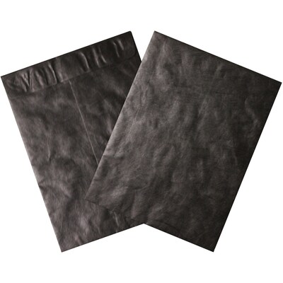 Tyvek® Envelopes, 12 x 15 1/2, Black, 100/Case (TYC1215B)