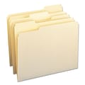 Smead One-Ply Top Tab File Folders, 1/3 Cut, Letter, Manila, 24/Pack (SMD11928)