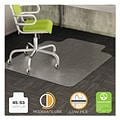 Deflecto Duramat Moderate Use Chair Mat For Low Pile Carpet, 45 X 53 W/lip, Clear (DEFCM13233COM)