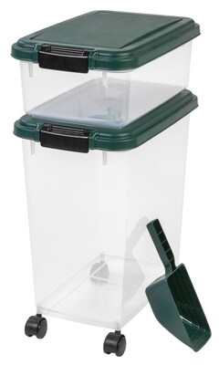 Remington® Airtight Pet Food & Treat Container Combo with Scoop (incomplete)