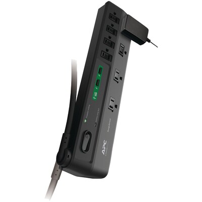 APC 6 ft. 8-Outlet SurgeArrest Surge Protector, Black (P8U2)