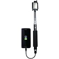 CTA Bluetooth Selfie Stick With Built-in 5,000mAh Battery Pack Charger