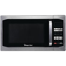 MAGIC CHEF MCM1611ST 1.6 Cubic-ft Countertop Microwave (Stainless Steel)