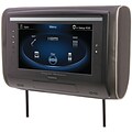 Power Acoustik LCD Universal Headrest With IR & FM Transmitters & 3 Interchangeable Skins (DVD Player)
