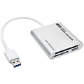 Tripp Lite USB 3.0 Memory Card Reader/writer, Aluminum Case