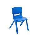 ECR4Kids 14 Resin School Stack Chair - Blue, (ELR-15414-BL)