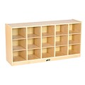 ECR4Kids Birch 15 Cubby Tray Cabinet (ELR-17209)