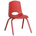 ECR4Kids 14 Stack Chair with Matching Legs - RDG (ELR-2194-RDG)
