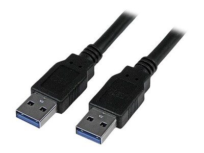 StarTech.com 9.8 USB 3.0 A to A Cable; Male to Male, Black (USB3SAA3MBK)