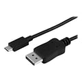 StarTech.com® CDP2DPMM6B 6 USB-C to DisplayPort Adapter Cable; Black