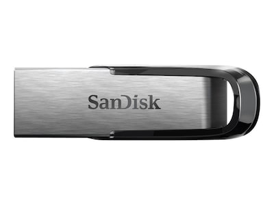 SanDisk® Ultra Flair 32GB 150 Mbps Read USB 3.0 Flash Drive; Silver (SDCZ73-032G-A46)