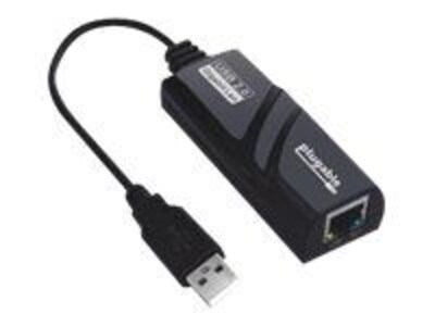 Plugable Technologies USB 2.0 to 10/100/1000 Gigabit Ethernet LAN Network Adapter (USB2-E1000)