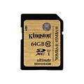 Kingston® SDA10/64GB Ultimate Class 10 UHS-I 64GB SDHC Flash Memory Card