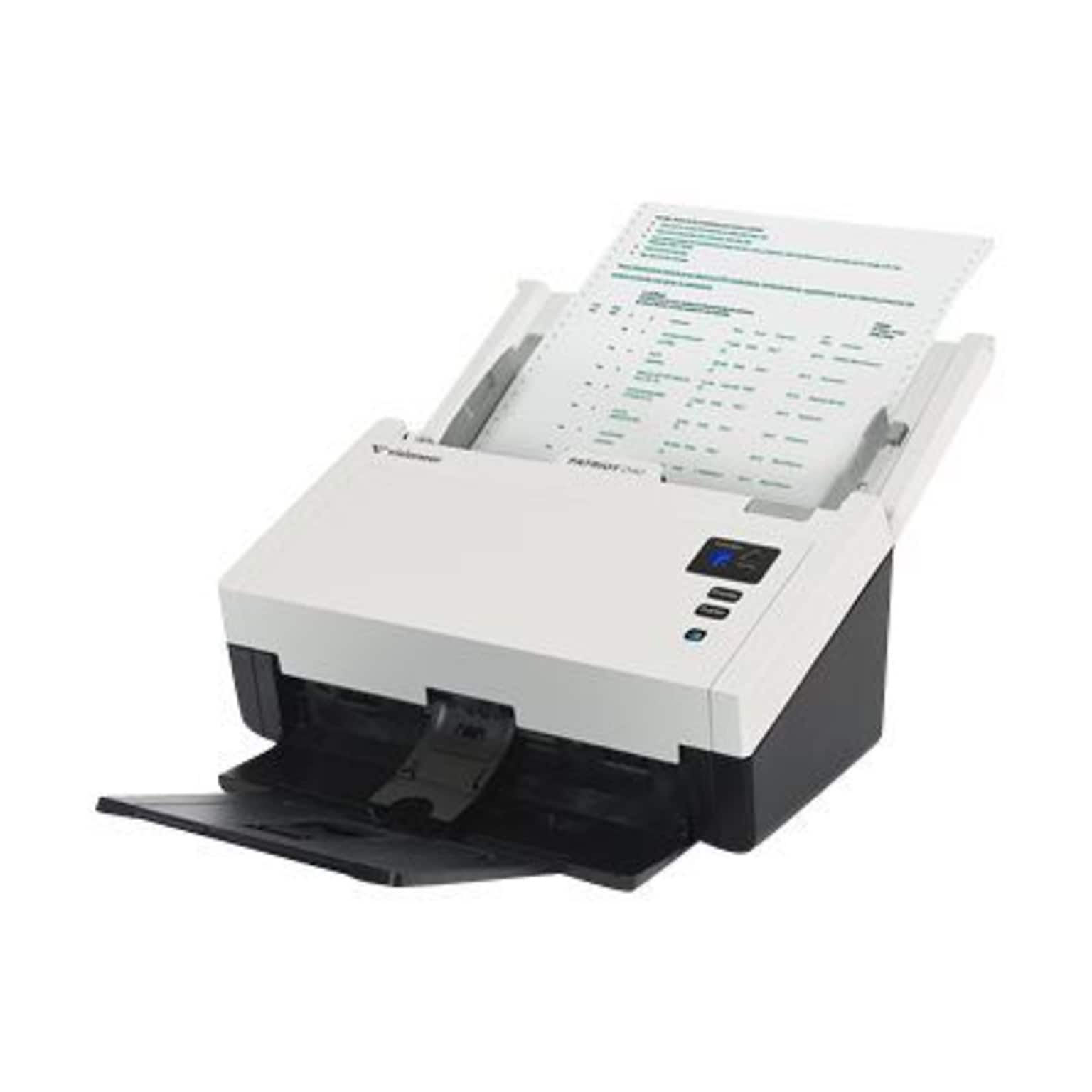 Visioneer Patriot PD40-U Sheetfed Scanner, White/Black