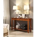 Convenience Concepts Inc. American Heritage Console Table with Drawer Cherry Finish (7104099CH)