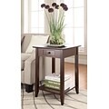 Convenience Concepts Inc. American Heritage End Table w/Drawer and Shelf Espresso Finish (7104077ES)