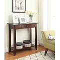 Convenience Concepts Inc. American Heritage Hall Table w/Drawer and Shelf; Espresso (8013081-ES)