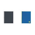 Miquelrius Contrast Grey & Blue 5-subject Notebooks, Graph Ruled, 250 pages, 6.5 x 8, 2/Pack (2764)