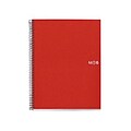 Miquelrius Red 6-subject Notebook, College Ruled, 8.5 x 11, (45172)
