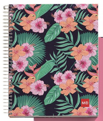 Miquelrius Tropic 4-subject Notebook, College Ruled, 8.5 x 11 (49890)