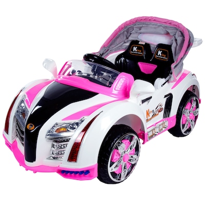 Lil' Rider Pre-assembled Battery Operated Car with Canopy - Pink (80-KB00003P)
