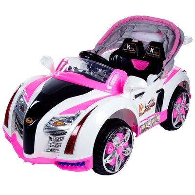 Lil Rider Pre-assembled Battery Operated Car with Canopy - Pink (80-KB00003P)