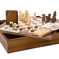Hey! Play! 7-in-1 Classic Combo Game - Chess-Checkers-Cribbage & More (M350002)
