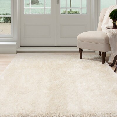 Lavish Home Shag Area Rug - Beige - 33x5 (62-BEI3355)