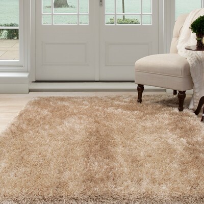Lavish Home Shag Area Rug - Natural - 33x5 (62-NAT335)