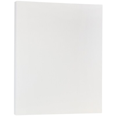 JAM Paper 8.5" x 11" Translucent Clear Vellum Paper, 28 lbs., 70 Brightness, 100 Sheets/Pack (1263)