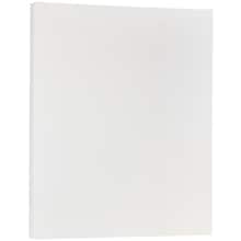 JAM Paper 8.5 x 11 Translucent Clear Vellum Paper, 28 lbs., 70 Brightness, 100 Sheets/Pack (1263)