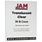 JAM Paper® Translucent Vellum Cardstock, 8.5 x 11, 36lb Clear, 50/pack (1566)