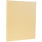 JAM Paper® Parchment Colored Paper, 24 lbs., 8.5" x 11", Antique Gold Recycled, 50 Sheets/Pack (27160A)