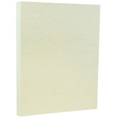 JAM Paper® Parchment Colored Paper, 24 lbs., 8.5" x 11", Green Recycled, 500 Sheets/Ream (27261B)