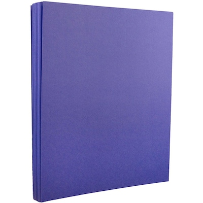 JAM Paper 8.5 x 11 Color Copy Paper, 24 lbs., Violet Purple Recycled, 500 Sheets/Ream (102129B)